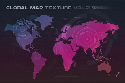 World vector map globe Earth texture 스톡 일러스트