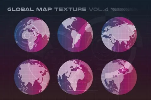 World vector map globe Earth texture 스톡 일러스트