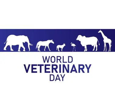 World Veterinary Day Stock Illustration
