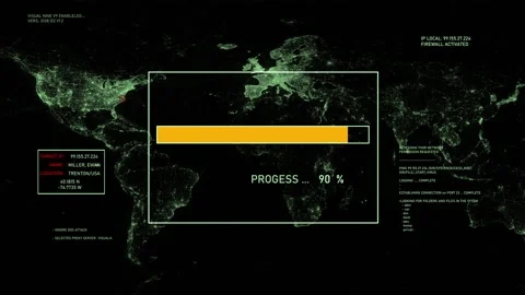 World Virus Uploading Stock Footage 195739711