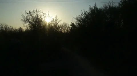 World in wagon window Stock Footage 23341585