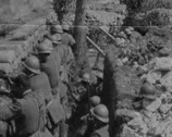 World War 1 - Soldier Trenches Stock Footage