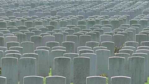 World War 1 War Graves France Video stock 99416089