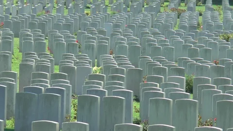 World War 1 War Graves Stock Footage 99416729