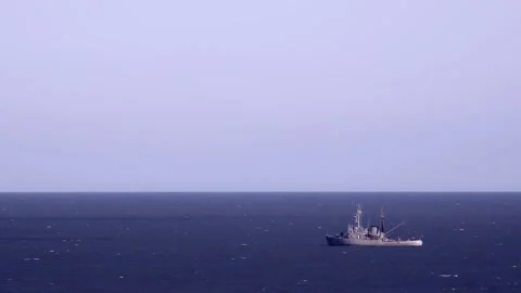 World War 2 corvette timelapse Stock Footage 209606498