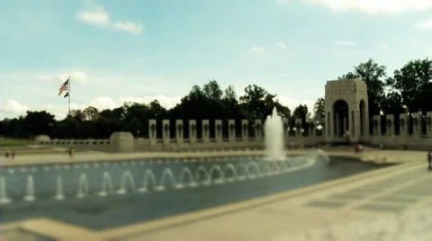 World War 2 Memorial in Washington D.C. 2 Stockbeeldmateriaal 8534978