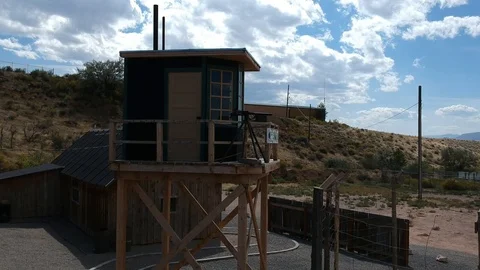 World War 2 POW Camp located in Salina Utah Stock Footage 91077062