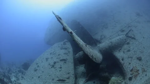 World war 2 shipwreck - SS Thistlegorm - 29.97fps Stock Footage 38426164
