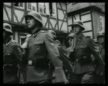 World War 2 - Soldiers March Stock Footage