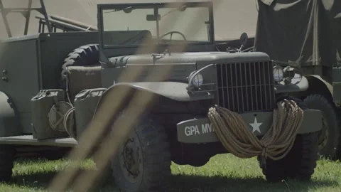 World War 2 - Trucks Stock Footage 201034988