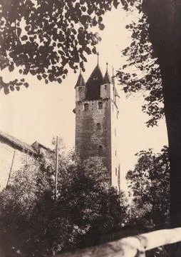World War 2 - View of a tower Stock Photos