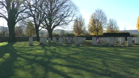 World War 2 War Graves Budapest Stock Footage 100397697