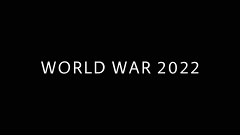 World War 2022. Text Animation. Glitch effect. The global threat of the third Stock Footage 172442931