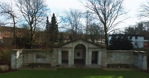 World war cemetery Stock Footage 58845348