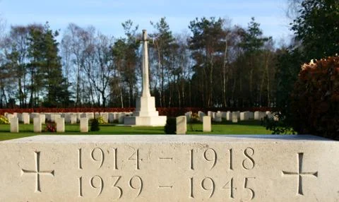 World war graves Stock Photos