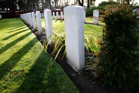 World war graves Stock Photos