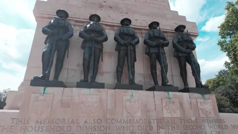 World War I memorial, WW1 memorial, war memorial. London.UK 20.6.2026 Stock Footage 337429539