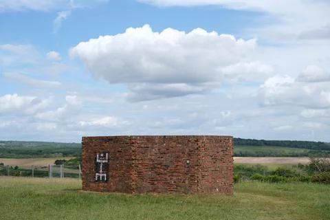 World War II High Frequency Direction Finding Station Ruins Stock Photos