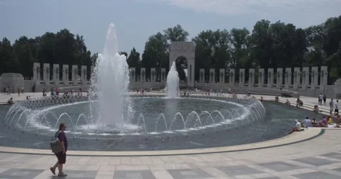 World War II Memorial 3 Video stock 42749034