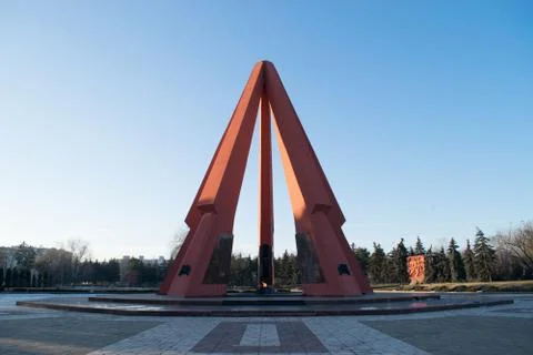 World War II Memorial Complex Eternity in Chisinau, Republic of Stock Photos