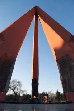 World War II Memorial Complex Eternity in Chisinau, Republic of Stock Photos