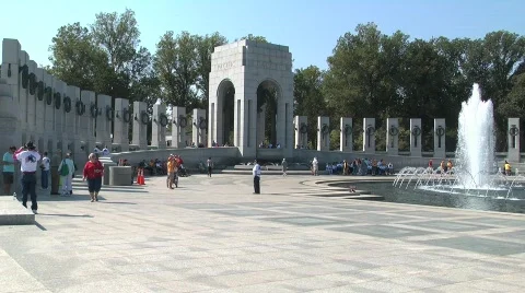 World War II Memorial Stock Footage 857314