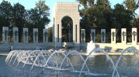 World War II Memorial Stock Footage 876613