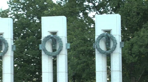 World War II Memorial Stock Footage 876641