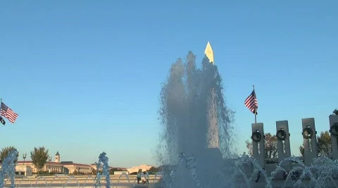 World War II Memorial Stock Footage 876653