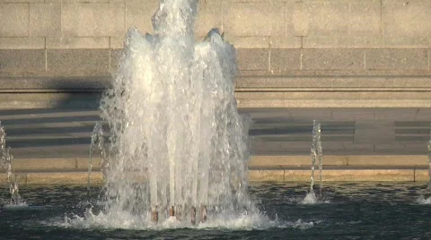 World War II Memorial Stock Footage 876914