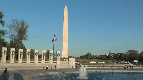 World War II Memorial Stock Footage 876925