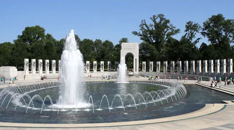 World War II Memorial Stock Footage 41357029