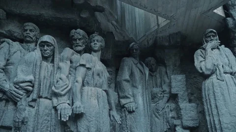 World War II Memorial. Stock Footage 128659522