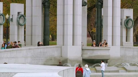 World War II Memorial (LP-Washington-187) Stock Footage 9064429