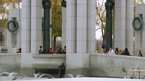 World War II Memorial (LP-Washington-189) Video stock 9069116