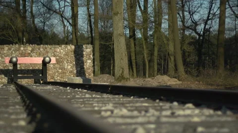 World war II memorial monument camp Westerbork Stock Footage 44183254