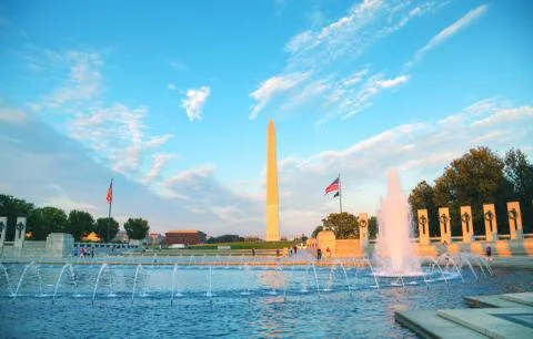 World War II Memorial in Washington, DC Stock Photos