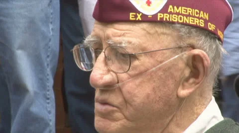 World War II Veteran Stock Footage 24591244