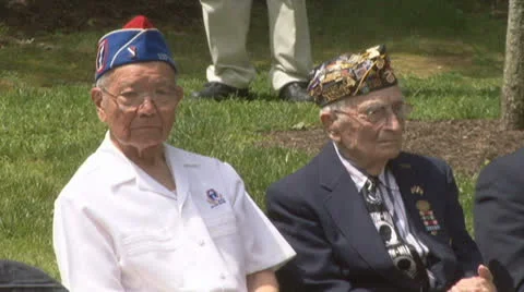 World War II Veterans Stock Footage 24465441