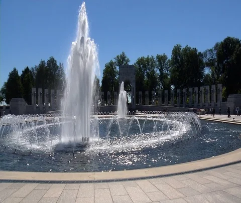 World War ll Memorial Stock Footage 87099550