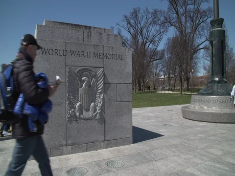 World War Monument Stock Footage 74848306
