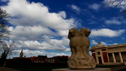 World War One Memorial : Menin Gate, Ypres Stock Footage 89799559