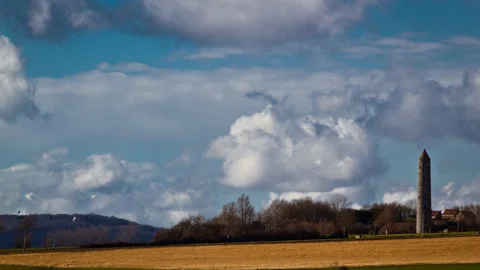 World War One Memorials : Irish Peace Park timelapse Stock Footage 89802467