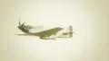 World War Two fight plane take-off from airport for combat HD Footage