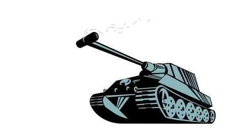 World War Two German Tank Firing Cannon ... | Stock Video | Pond5