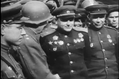 World War Two - Last Days of World War 2 in Europe - Germany surrenders 1945 Stock-Footage 170706702