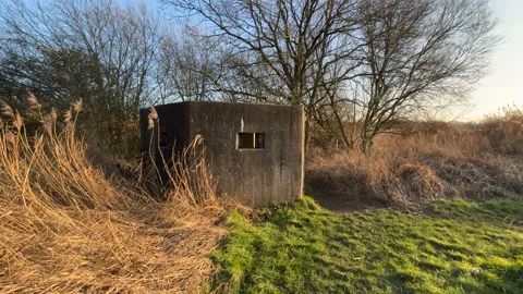 World War Two Pillbox Stock Footage 169595020