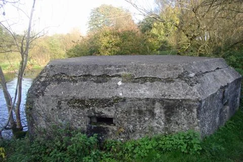 World War Two pillbox Stock Photos