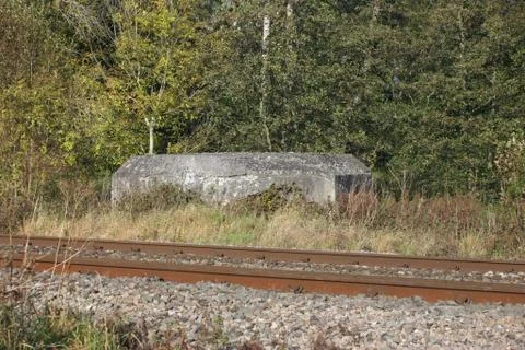 World War Two pillbox Foto stock