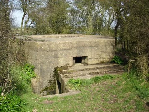 World War Two pillbox Stock Photos